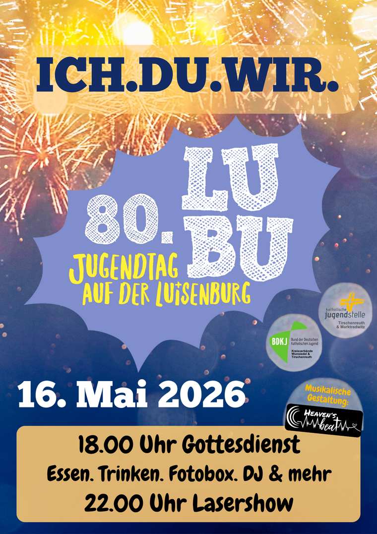 Plakat des Jugendtages auf der Luisenburg