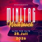 Ein roter Flyer mit dem Text Safe the Date, Regensburger Ministrantentag 2026
