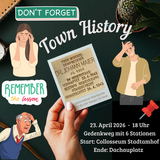 Werbeflyer für den Gedenkmarsch zur Erinnerung an die Opfer des Faschismus am 23.April 2026 in Regensburg